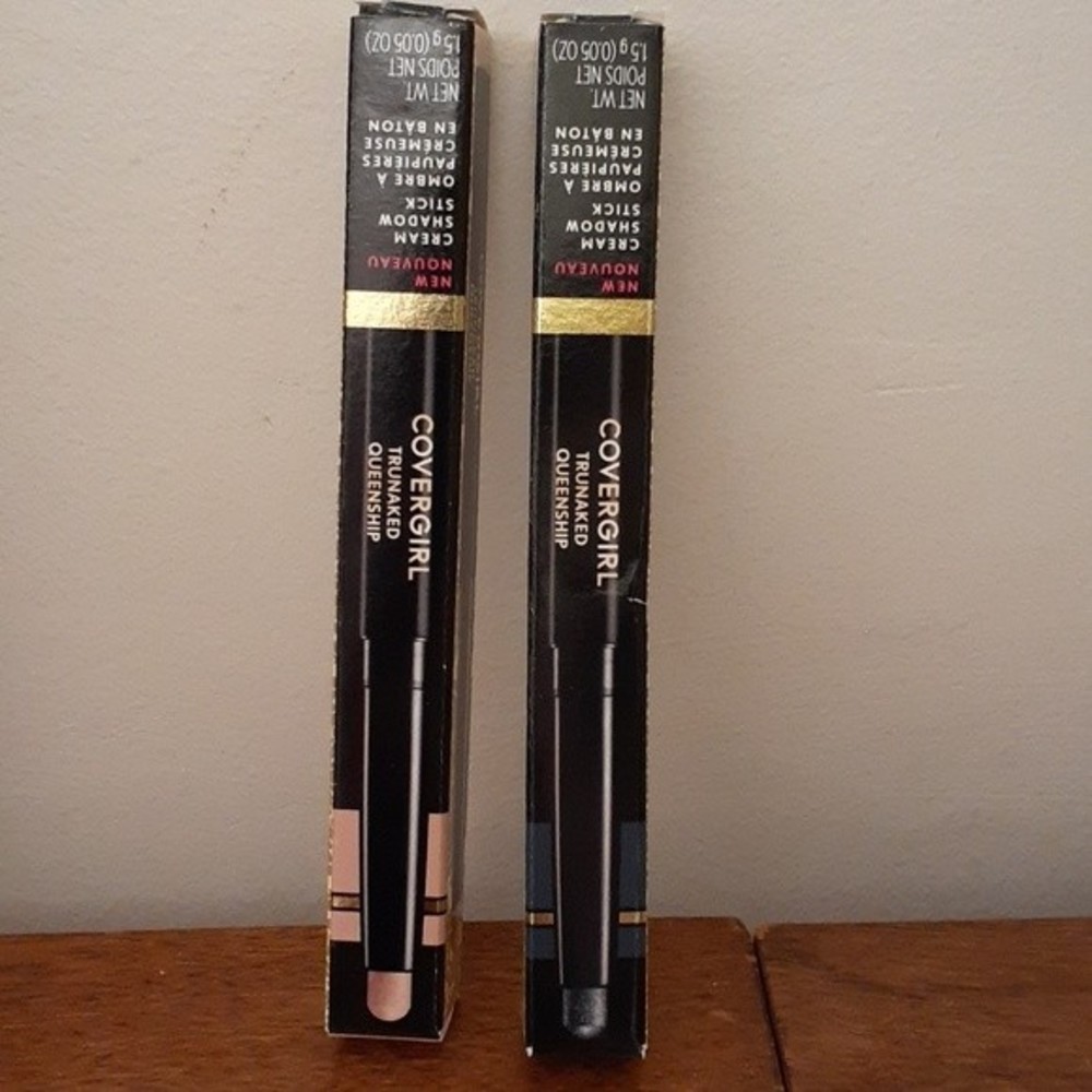covergirl 905 and 950 trunaked queenship beige eye pencil  eye shadow neutral